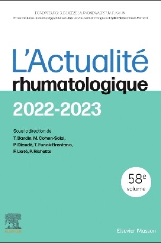 Cover of L'Actualité Rhumatologique 2022-2023