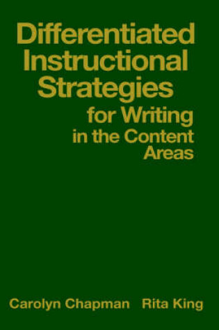 Cover of Differentiated Instructional Strategies for Writing in the Content Areas