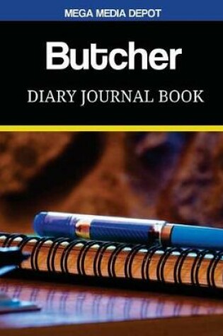 Cover of Butcher Diary Journal Book