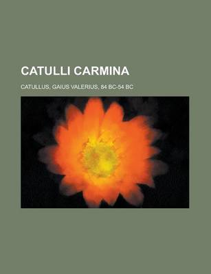 Book cover for Catulli Carmina