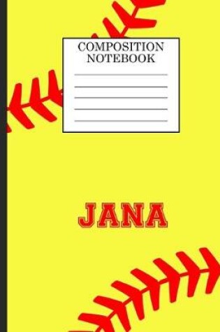 Cover of Jana Composition Notebook