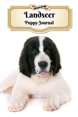 Book cover for 2020 Landseer Puppy Journal