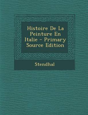 Book cover for Histoire de La Peinture En Italie