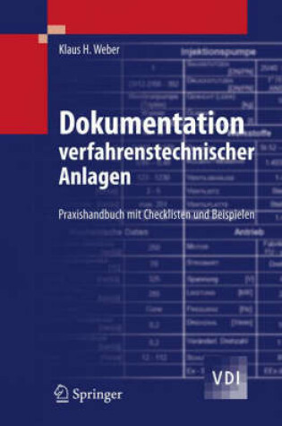 Cover of Dokumentation Verfahrenstechnischer Anlagen