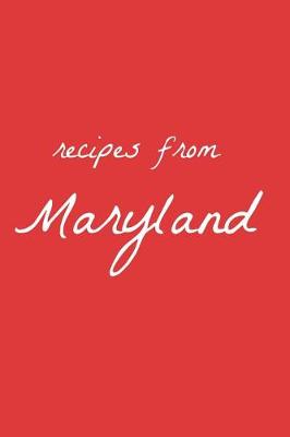 Cover of Recipes from Maryland