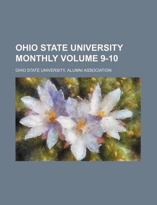 Book cover for Ohio State University Monthly Volume 9-10