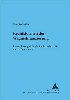 Cover of Rechtsformen Der Wagnisfinanzierung