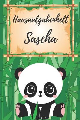 Book cover for Hausaufgabenheft Sascha