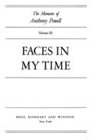 Cover of Faces in My Time