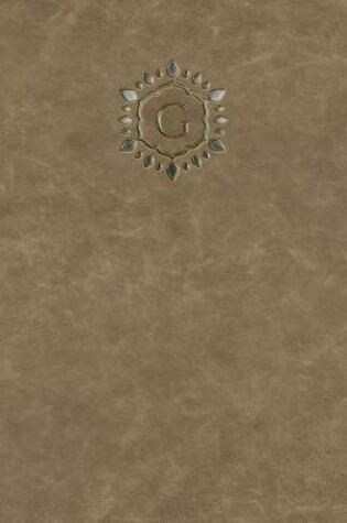 Cover of Monogram "G" Grid Sketchbook