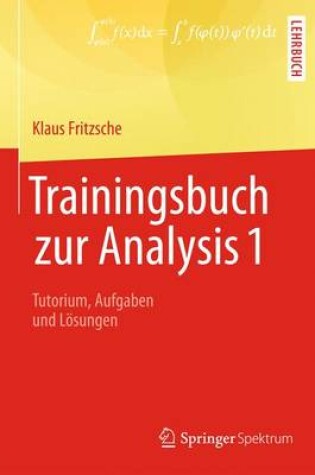 Cover of Trainingsbuch Zur Analysis 1