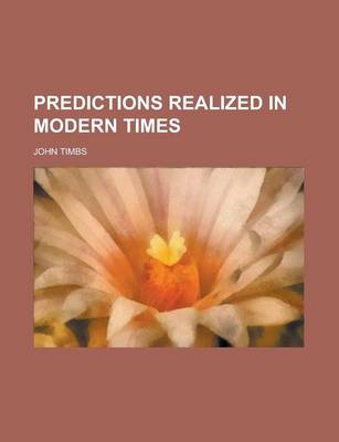 Book cover for Predictions Realized in Modern Times