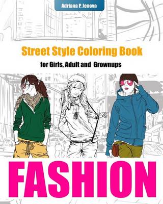 Book cover for Fashion Coloring Books For Girls