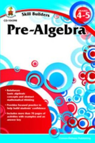 Cover of Pre-Algebra, Grades 4 - 5