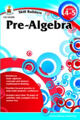 Book cover for Pre-Algebra, Grades 4 - 5