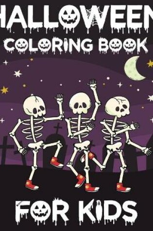 Cover of Halloween coloring book for kids