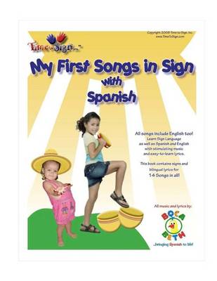Book cover for My First Songs in Sign with Spanish