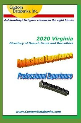 Cover of 2020 Virginia Directory of Search Firms and Recruiters
