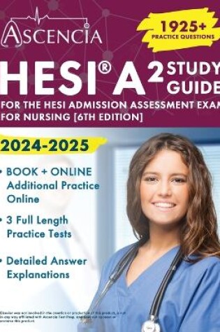 Cover of HESI A2 Study Guide 2024-2025