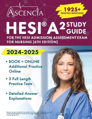 Cover of HESI A2 Study Guide 2024-2025