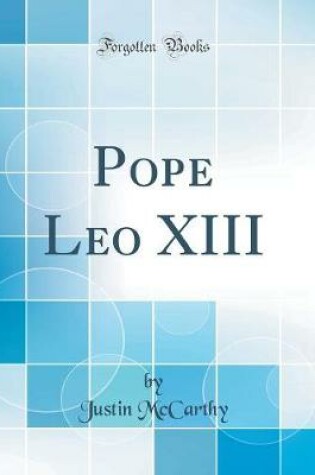 Cover of Pope Leo XIII (Classic Reprint)