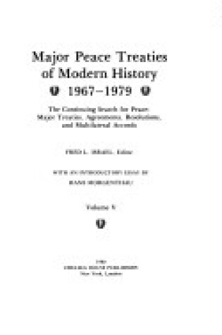 Cover of Major Peace Treaties of Modern History