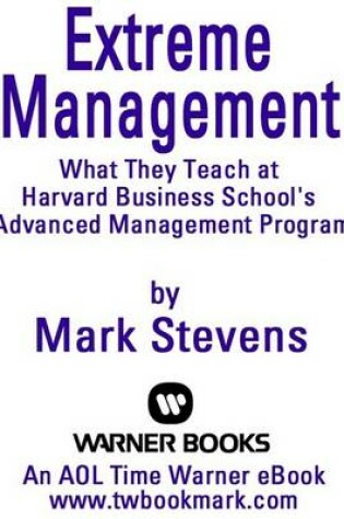 Cover of Extreme Management