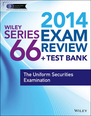 Cover of Wiley Series 66 Exam Review 2014 + Test Bank