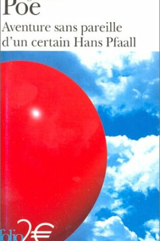 Cover of Aventure Sans Pareille D'UN Certain Hans Pfaall
