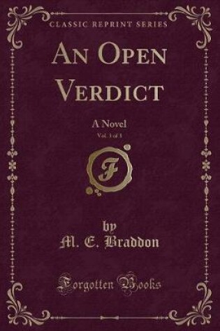Cover of An Open Verdict, Vol. 3 of 3