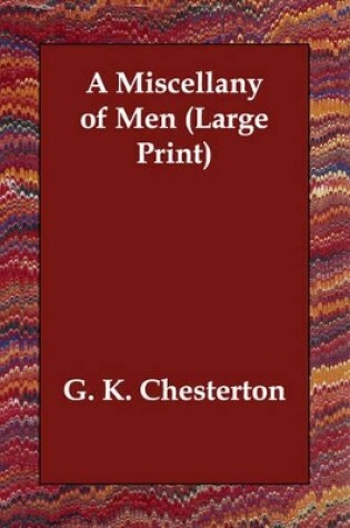 Cover of A Miscellany of Men