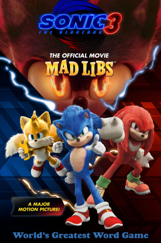 Cover of Sonic the Hedgehog 3: The Official Movie Mad Libs