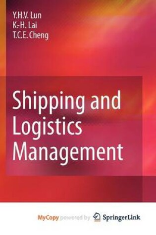 Cover of Shipping and Logistics Management