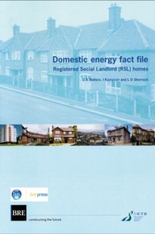 Cover of Domestic Energy Fact File