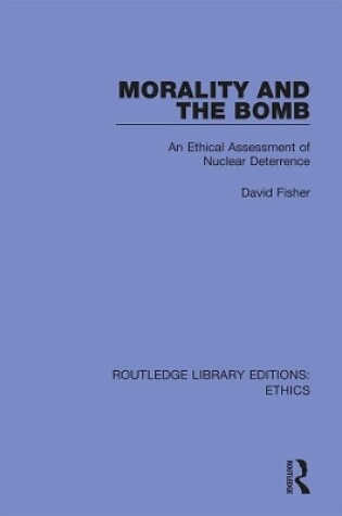 Cover of Morality and the Bomb