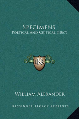 Cover of Specimens