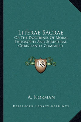 Book cover for Literae Sacrae