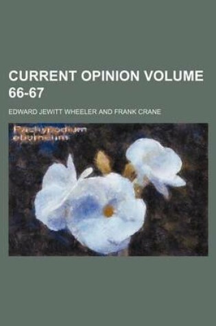 Cover of Current Opinion Volume 66-67