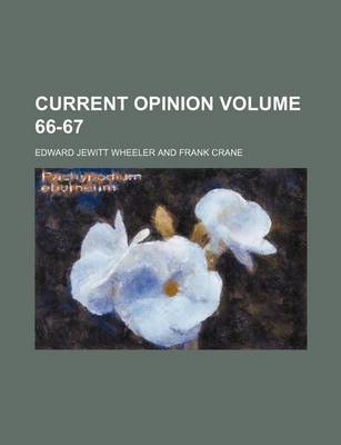 Book cover for Current Opinion Volume 66-67