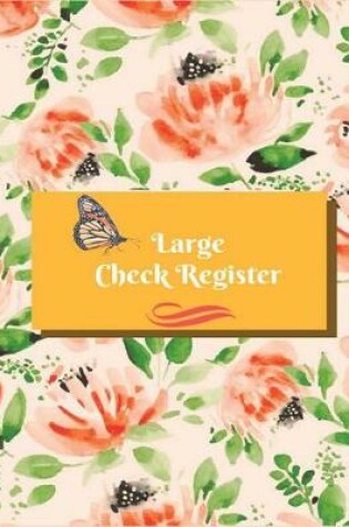 Cover of Large Check Register