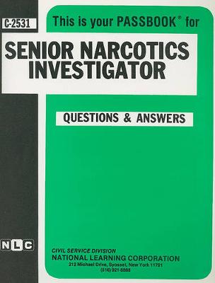 Book cover for Senior Narcotics Investigator