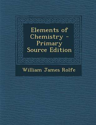 Book cover for Elements of Chemistry