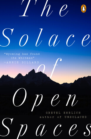 Book cover for The Solace of Open Spaces