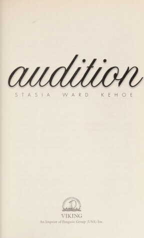 Book cover for Audition