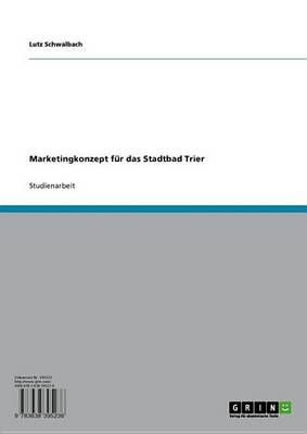 Book cover for Marketingkonzept Fur Das Stadtbad Trier