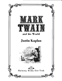 Book cover for Mark Twain and His World P