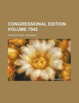 Book cover for Congressional Edition Volume 7942