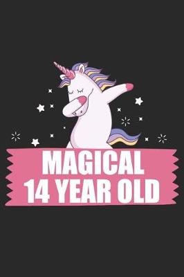 Book cover for Magical 14 Year Old 14th Birthday Dabbing Unicorn