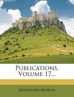 Book cover for Publications, Volume 17...