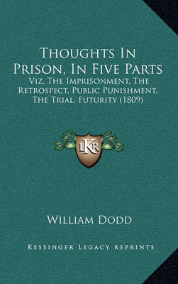 Book cover for Thoughts in Prison, in Five Parts